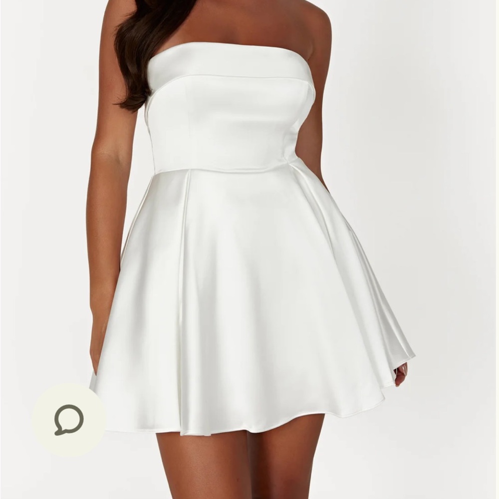 Meshki Eileen Mini Dress - White - Picture 3 of 5